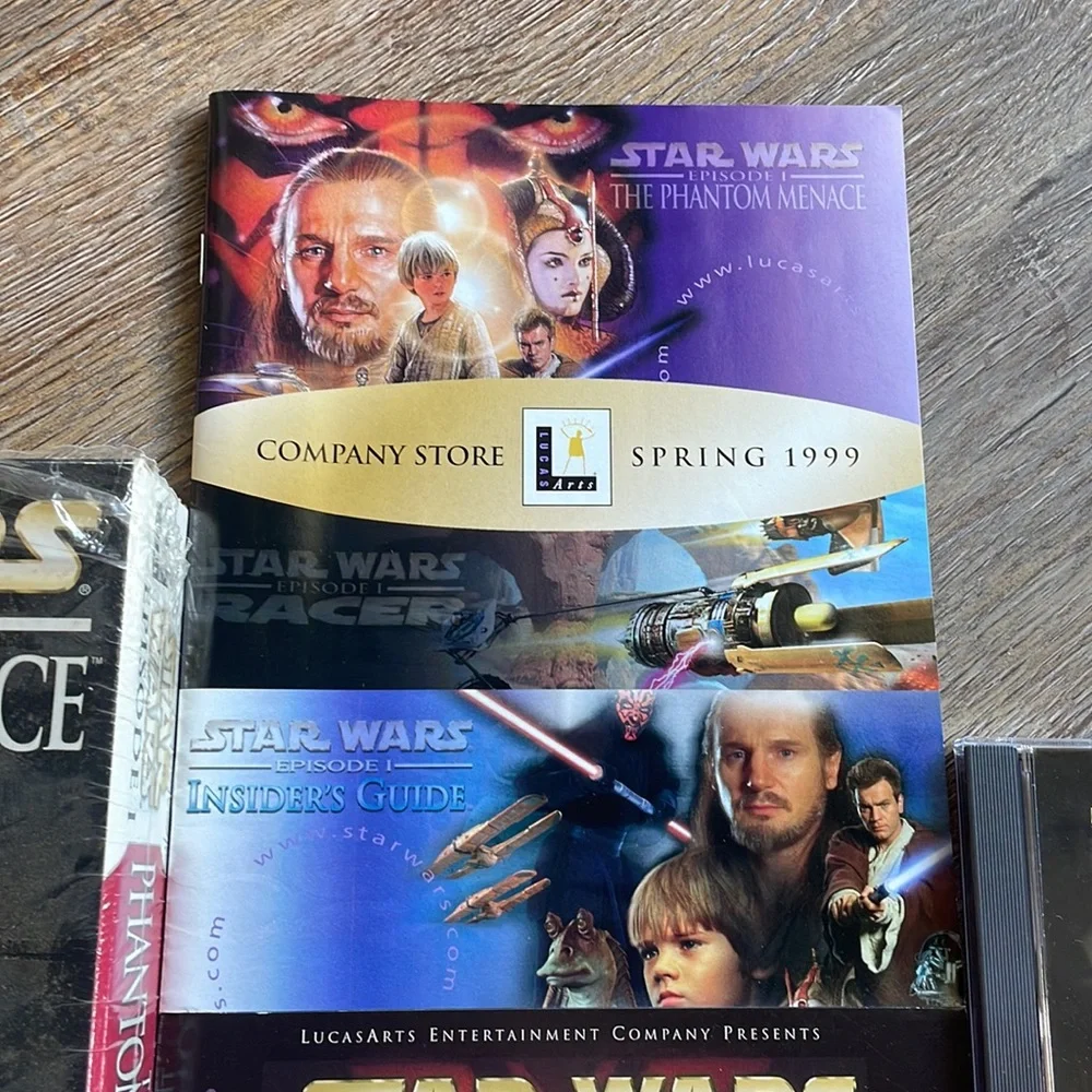 🌌 Vintage Star Wars Episode I: The Phantom Menace Big Box PC Video Game (1999)